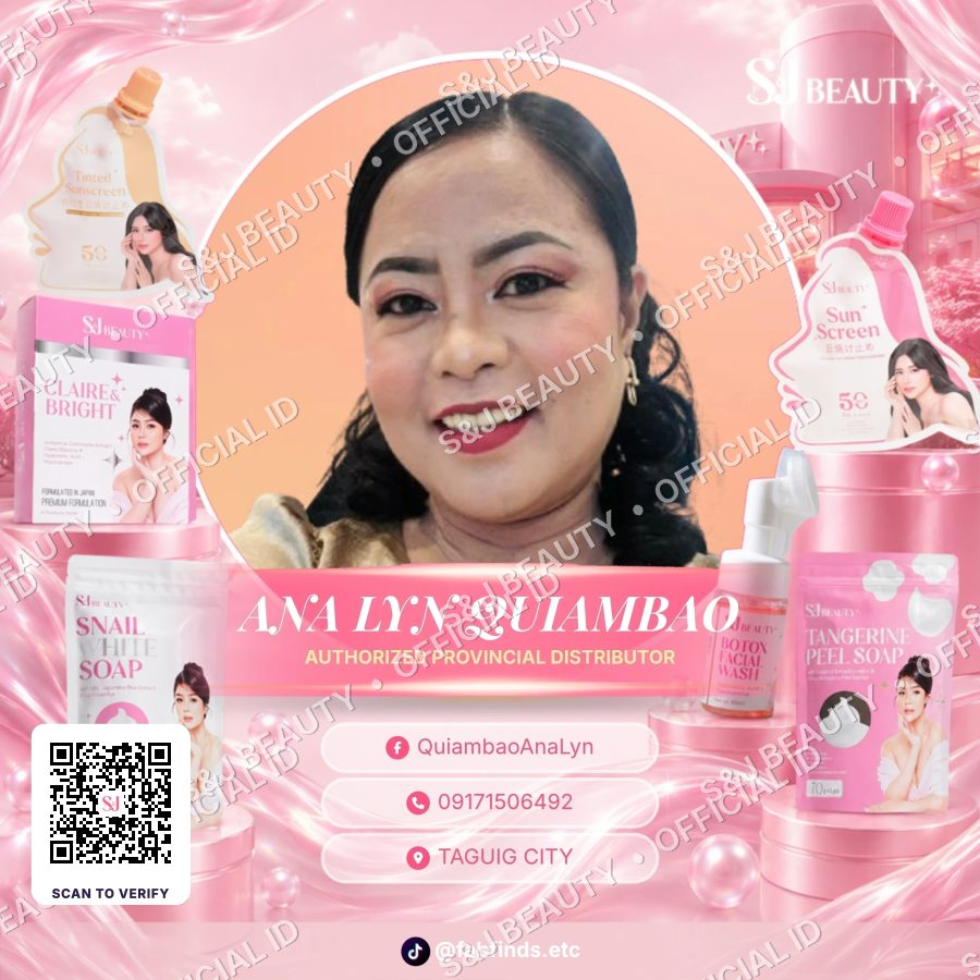 Distributor ID for ANA LYN QUIAMBAO