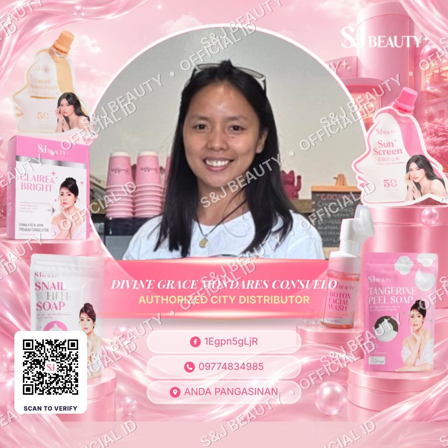 Distributor ID for DIVINE GRACE MONDARES CONSUELO